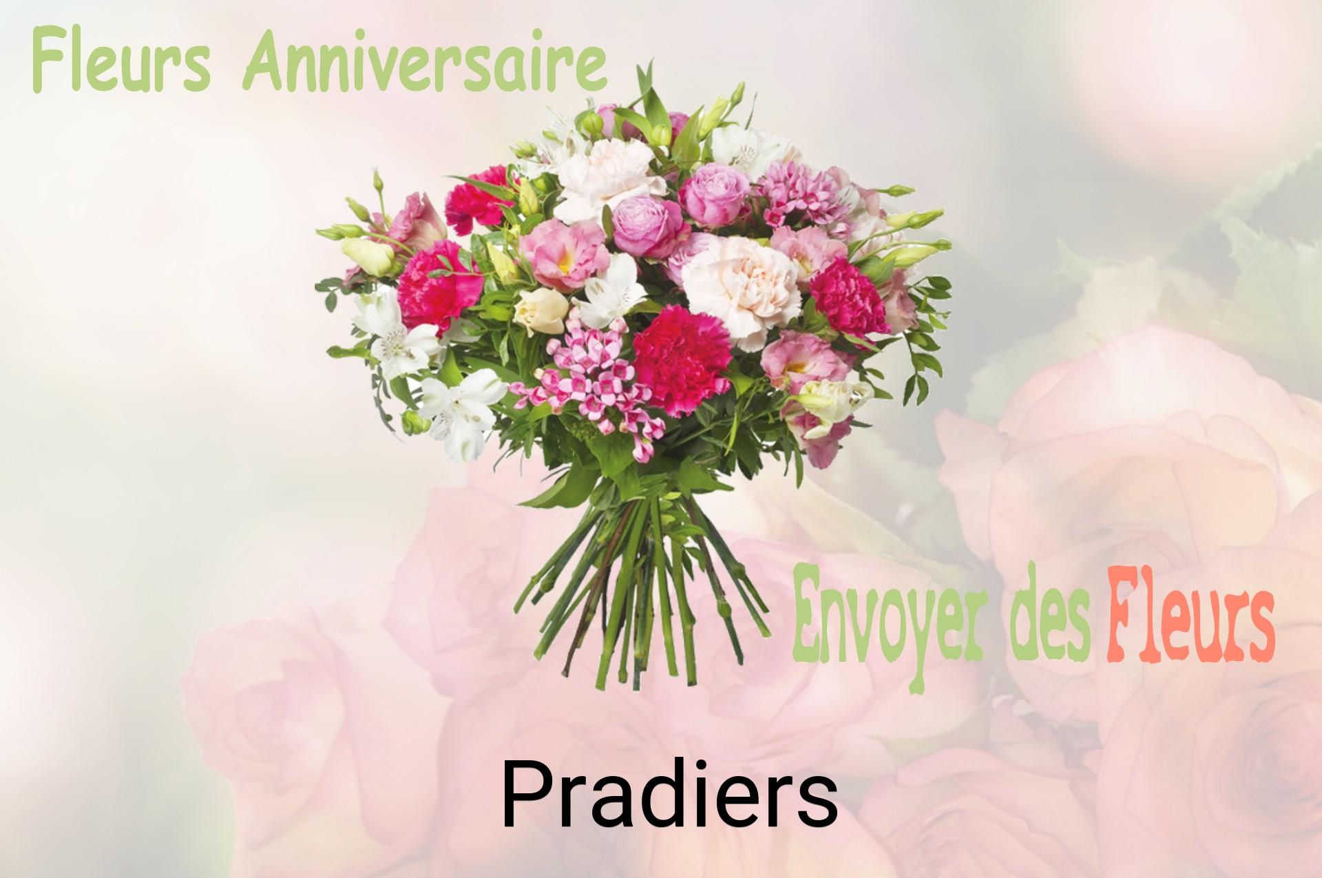 Bouquet de fleurs d’anniversaire livré à Pradiers